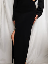 Load image into Gallery viewer, "Alma" black skirt