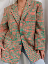 Load image into Gallery viewer, "Zeina" houndstooth blazer
