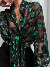 Load image into Gallery viewer, "Nara" transparent blouse