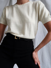 Load image into Gallery viewer, "Latte" knitted tee