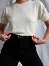 Load image into Gallery viewer, "Latte" knitted tee