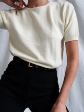 Load image into Gallery viewer, "Latte" knitted tee