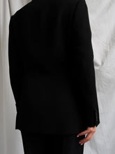 Load image into Gallery viewer, Black smoking blazer