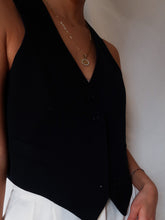 Load image into Gallery viewer, "Davos" navy blue vest