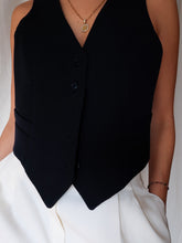 Load image into Gallery viewer, "Davos" navy blue vest