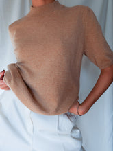 Load image into Gallery viewer, "Caramel" cashmere tee
