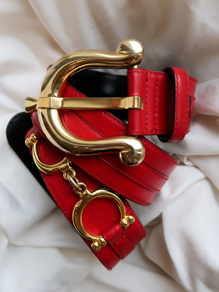 ESCADA leather belt – lallasshop : consciously curated display picture 1