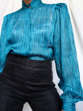 Load image into Gallery viewer, "Azura" silk shirt