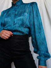 Load image into Gallery viewer, "Azura" silk shirt