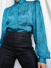 Load image into Gallery viewer, "Azura" silk shirt