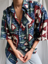 Load image into Gallery viewer, "Mykonos" silk shirt