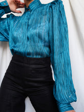 Load image into Gallery viewer, "Azura" silk shirt