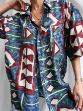 Load image into Gallery viewer, "Mykonos" silk shirt