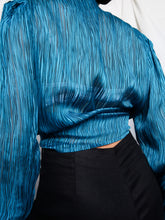 Load image into Gallery viewer, "Azura" silk shirt