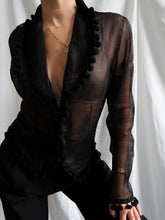 Load image into Gallery viewer, ANNE FONTAINE transparent shirt