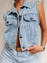 Load image into Gallery viewer, "Nevada" denim top