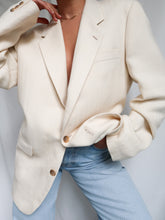 Load image into Gallery viewer, "Grace" ivory blazer