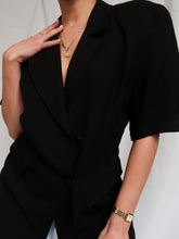 Load image into Gallery viewer, "Olivia" black vest