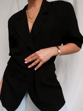 Load image into Gallery viewer, "Olivia" black vest