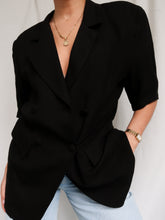Load image into Gallery viewer, "Olivia" black vest