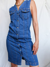 Load image into Gallery viewer, "Jade" denim dress