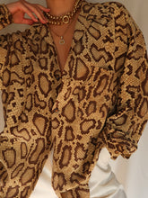 Load image into Gallery viewer, "Python" silk shirt