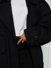 Load image into Gallery viewer, "Night" trench coat