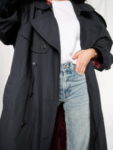 Load image into Gallery viewer, "Night" trench coat