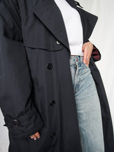 Load image into Gallery viewer, "Night" trench coat