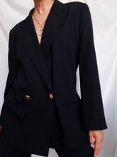 Load image into Gallery viewer, "Ambre" navy blazer