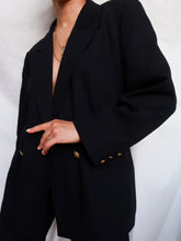 Load image into Gallery viewer, "Ambre" navy blazer
