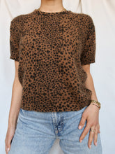 Load image into Gallery viewer, "Cheetah" knitted tee