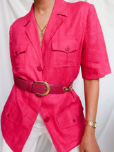 Load image into Gallery viewer, "Amalia" fuchsia shirt