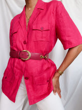 Load image into Gallery viewer, "Amalia" fuchsia shirt