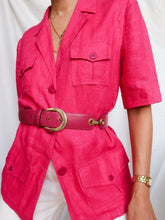 Load image into Gallery viewer, "Amalia" fuchsia shirt