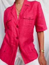 Load image into Gallery viewer, "Amalia" fuchsia shirt