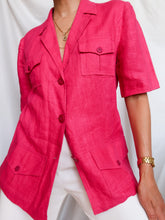 Load image into Gallery viewer, "Amalia" fuchsia shirt