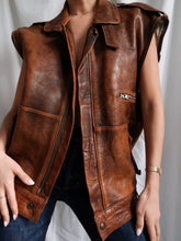 Load image into Gallery viewer, Aviator sleeveless bomber