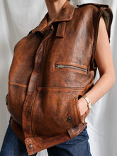 Load image into Gallery viewer, Aviator sleeveless bomber