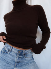Load image into Gallery viewer, "Cocoa" cashmere turtleneck