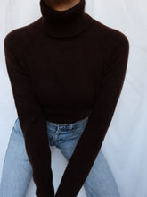 Load image into Gallery viewer, "Cocoa" cashmere turtleneck