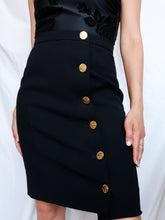 Load image into Gallery viewer, CHANEL black skirt