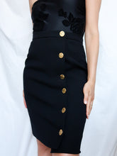 Load image into Gallery viewer, CHANEL black skirt