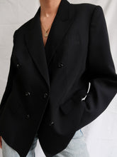 Load image into Gallery viewer, "Dahlia" black blazer