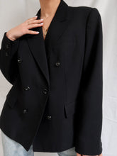 Load image into Gallery viewer, "Dahlia" black blazer
