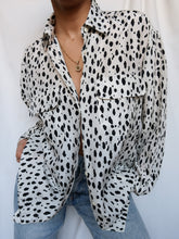Load image into Gallery viewer, “Dalmatian” silk shirt