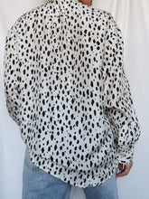 Load image into Gallery viewer, “Dalmatian” silk shirt