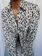Load image into Gallery viewer, “Dalmatian” silk shirt