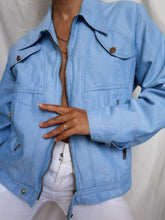 Load image into Gallery viewer, 70' baby blue jacket