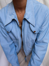 Load image into Gallery viewer, 70' baby blue jacket